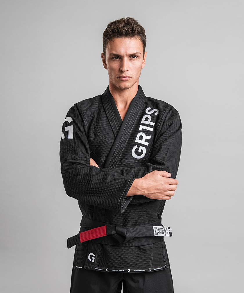 Brazilian Jiu Jitsu GI Primero Competition Gr1ps Black
